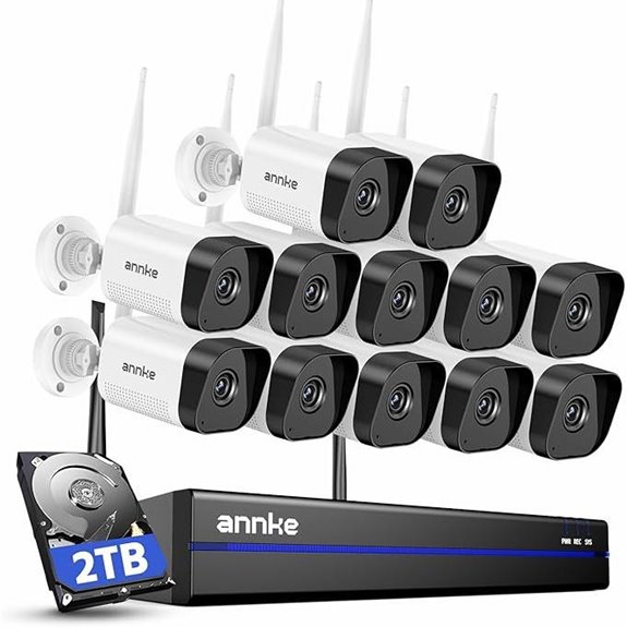 ANNKE 16CH 4K WiFi Security Camera System
