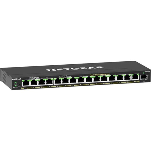 NETGEAR 16-Port PoE Gigabit Managed Switch