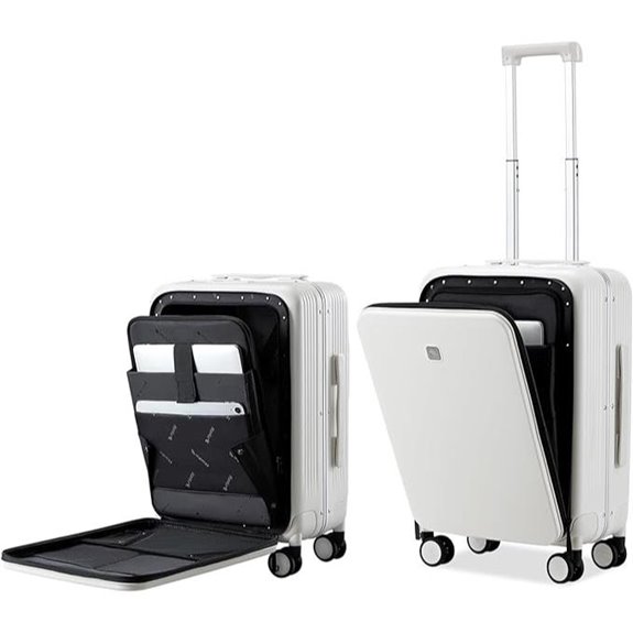 Hanke Grace 20-Inch Hard Shell Travel Luggage