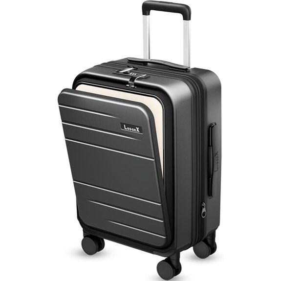 Carry On Luggage 20-Inch Expandable Polycarbonate Suitcase