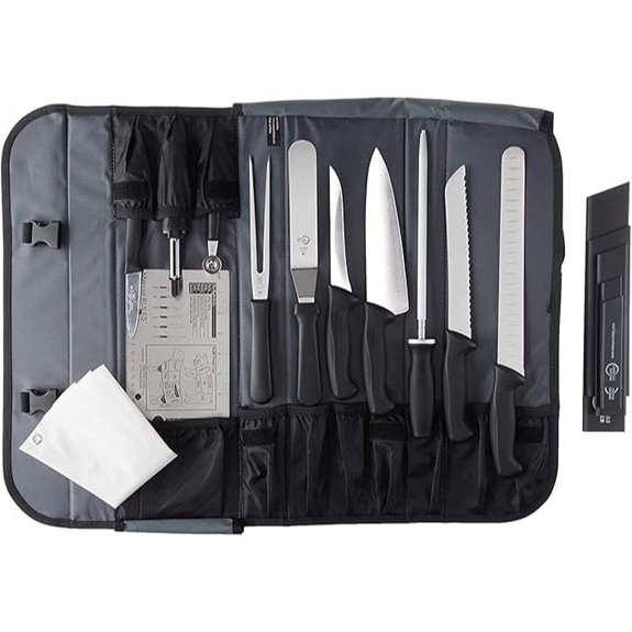 Mercer Culinary 23-Piece Millennia Culinary Kit Black