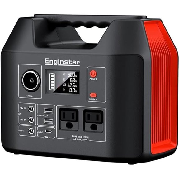 EnginStar 300W Portable Power Station with AC Outlet