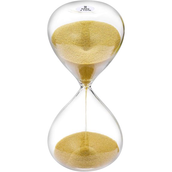 SuLiao 30-Minute Gold Hourglass Sand Timer