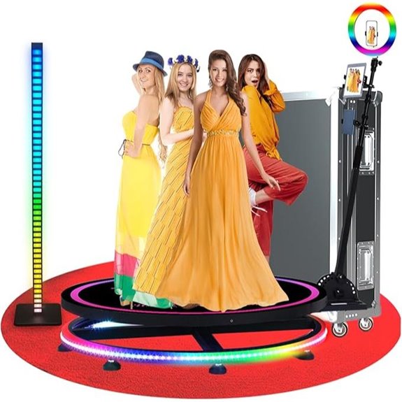 360 Photo Booth Machine with Remote Control