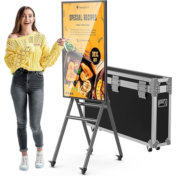 MWE 43-Inch Portable Digital Signage Kiosk
