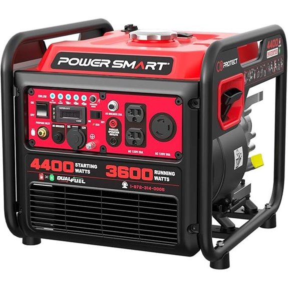 PowerSmart 4400-Watt Dual Fuel Portable Inverter Generator