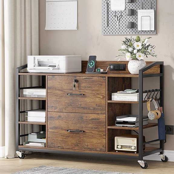 SEDETA 44 2-Drawer File Cabinet with Lock