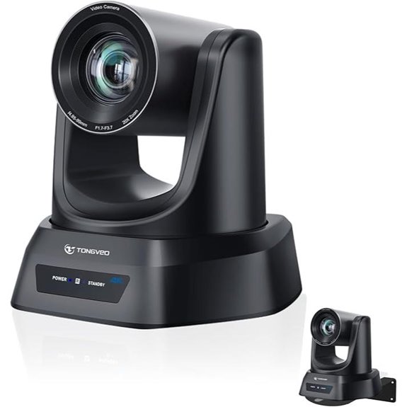 TONGVEO 4K AI PTZ Camera with Auto Tracking