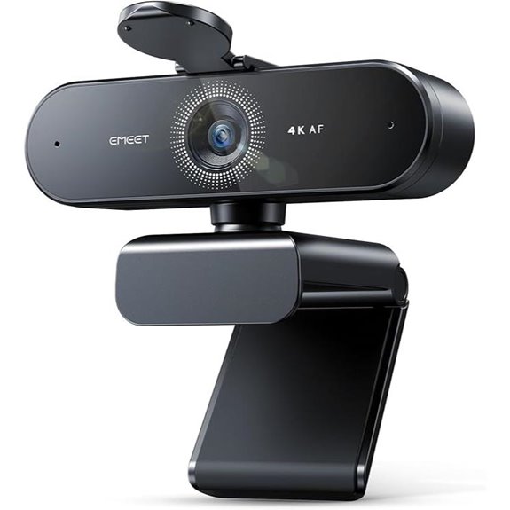 EMEET NOVA 4K Webcam with Autofocus and Noise-Canceling Mic
