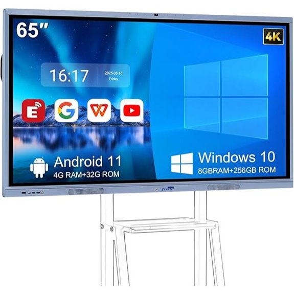 65 4K Interactive Smart Whiteboard with Camera