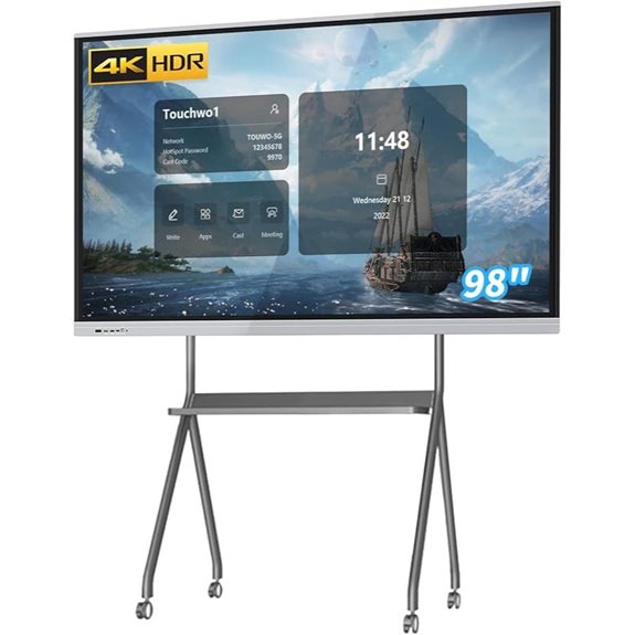 98 4K Touchscreen Smart Board with Dual System