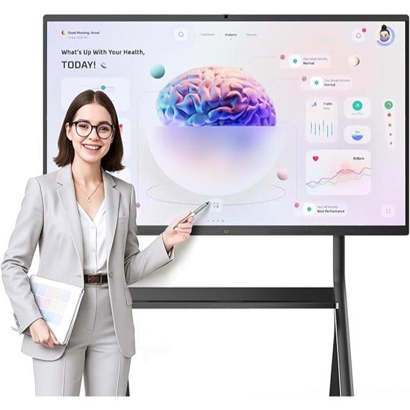 65 4K Interactive Smart Whiteboard with Touchscreen