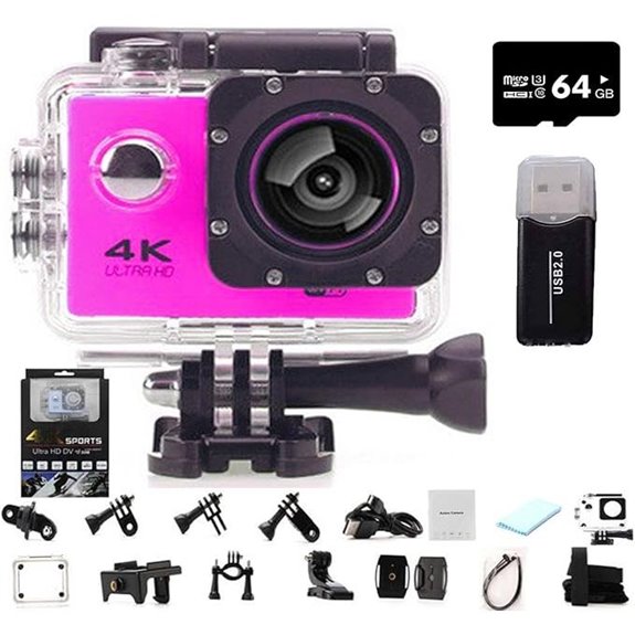 Roamix 4K Action Camera Waterproof WiFi 64GB