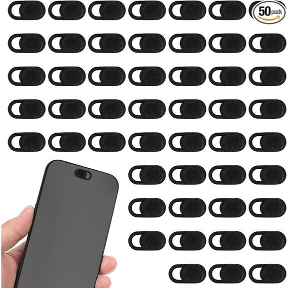 50 Pcs Webcam Cover Slides for Laptop and Smartphone