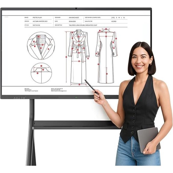 55 4K Touchscreen Smart Board with Android 13