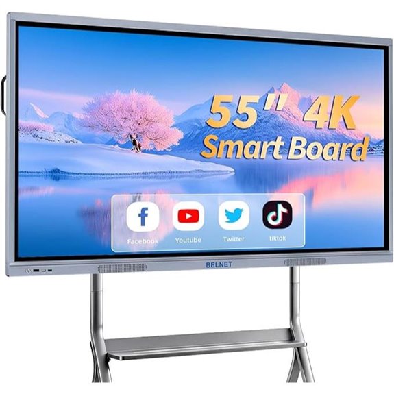 55-Inch 4K UHD Interactive Touch Whiteboard