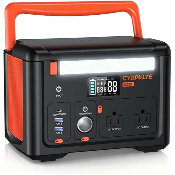 Portable 600W Power Station with Multiple Outlets