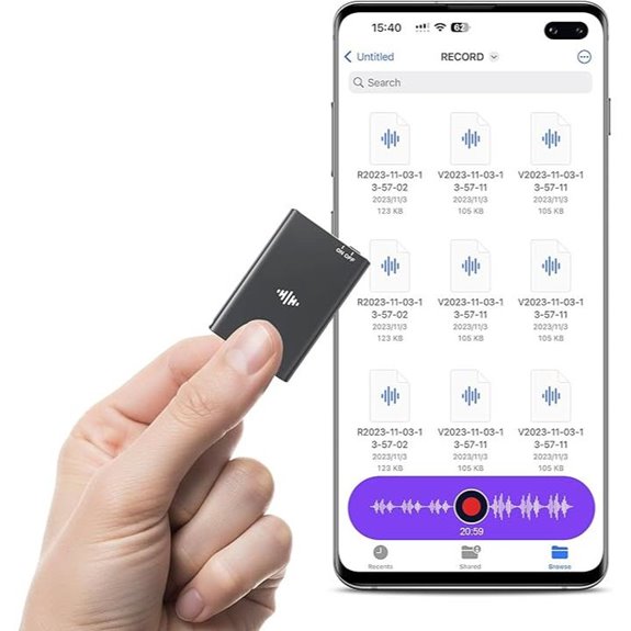 Lymorvex 64GB Voice Recorder with Noise Reduction