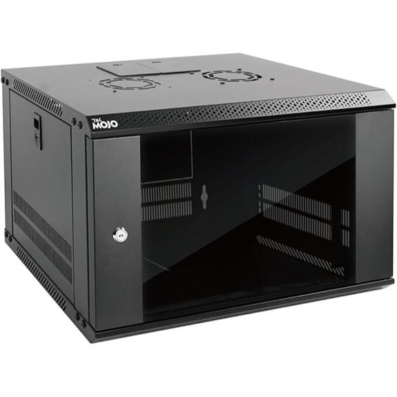 Tecmojo 6U Wall Mount Server Cabinet with Fan