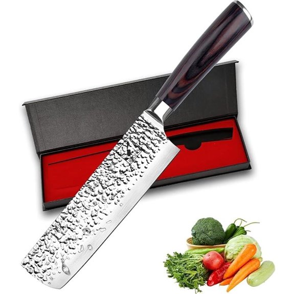 imarku 7-Inch High Carbon Stainless Nakiri Knife