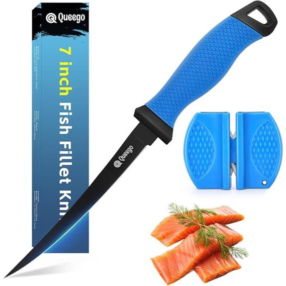 Fish Fillet Knife 7 Inch with Sharp Blade & Handle