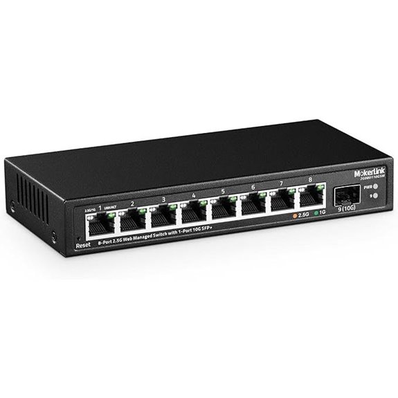 MokerLink 8-Port 2.5G Managed Switch with SFP