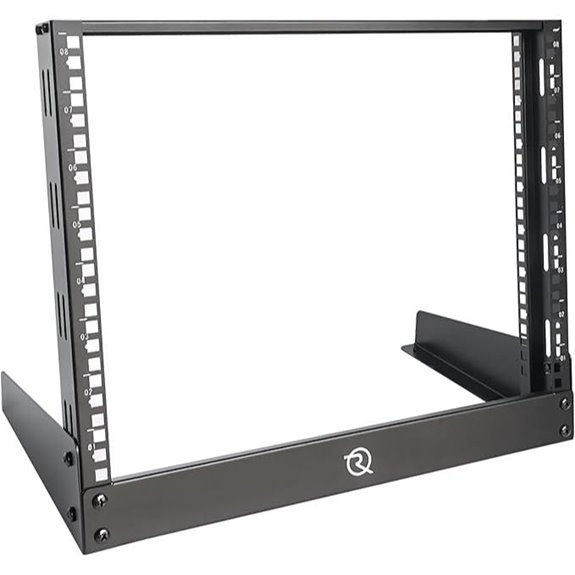 RIVECO 8U Desktop Rack for IT and Audio Equipment