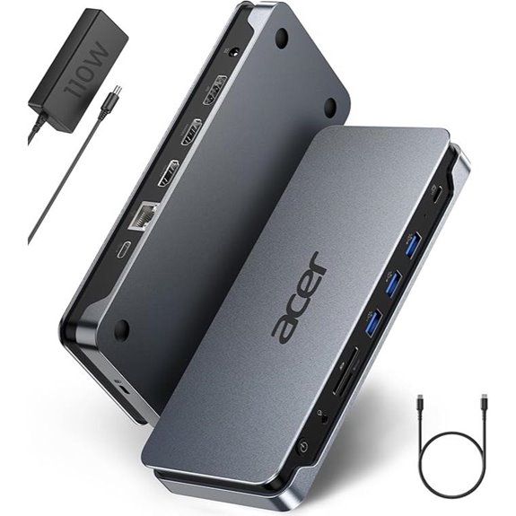 Acer 13-in-1 Docking Station with Triple Monitor Support