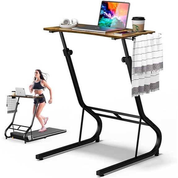 GRLEAF Adjustable Standing Desk for Walking Treadmill