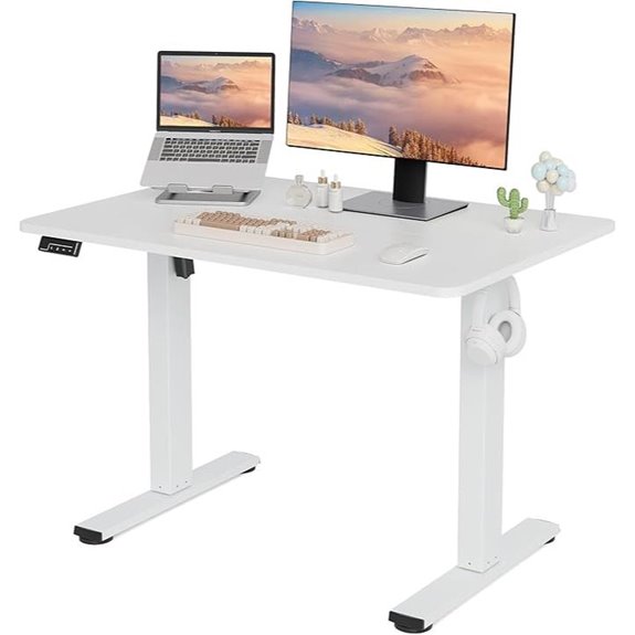 Electric Adjustable Standing Desk with Memory Preset