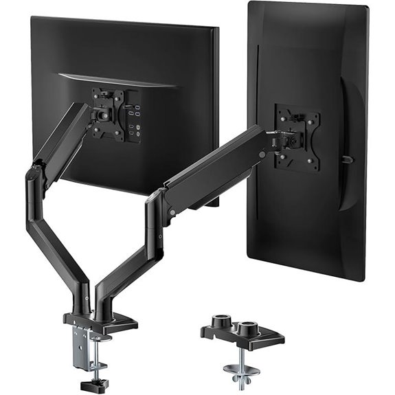Dual Monitor Stand for 17-32 inch Screens