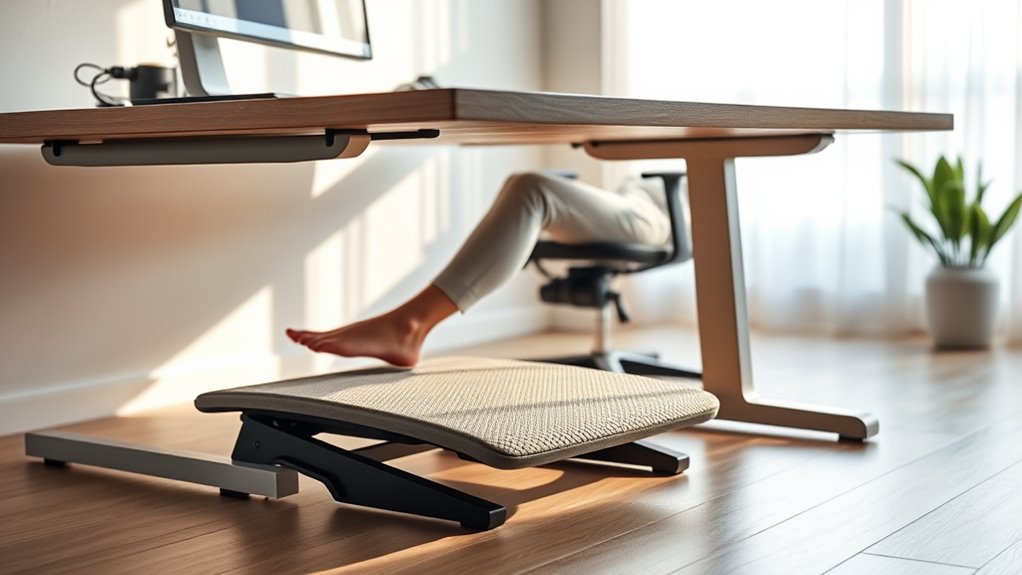 adjustable durable safe footrest