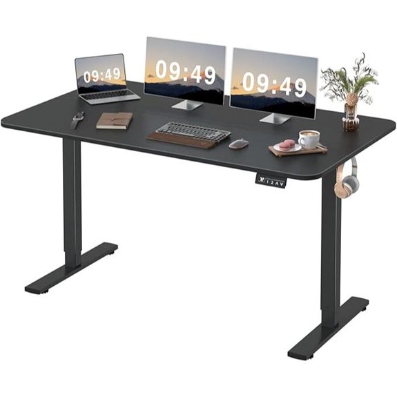 Furmax Electric Adjustable Standing Desk 55x24 Inches