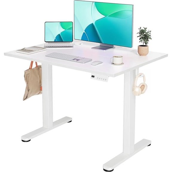 YDN Electric Standing Desk with Cable Management
