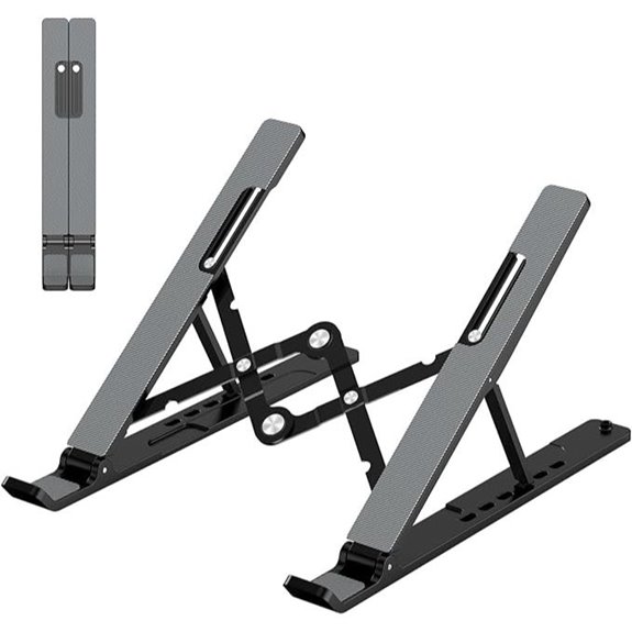 Adjustable Portable Laptop Riser for 10-15.6” Laptops