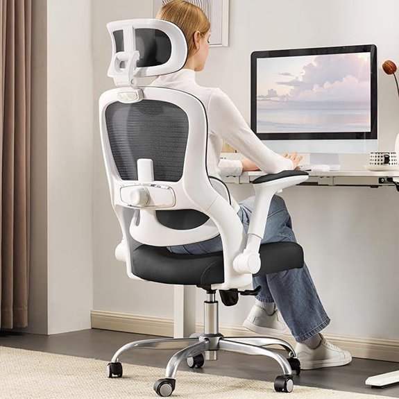 Ergonomic Office Chair with Adjustable Lumbar Support
