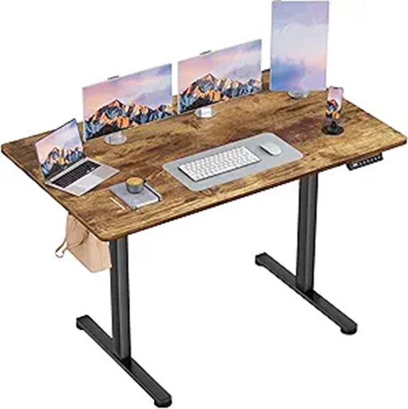 Furmax Electric Standing Desk with Memory and Splice Board