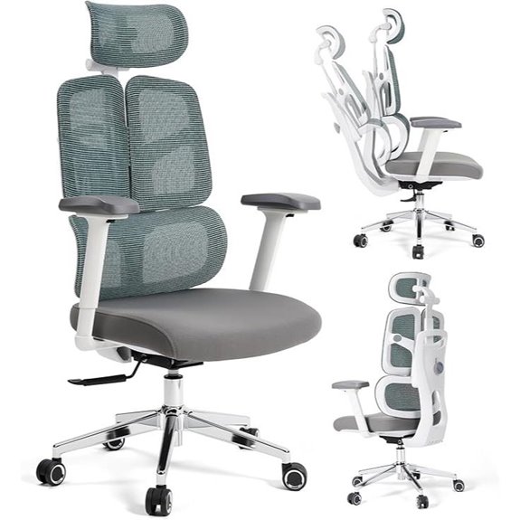 Ergonomic Mesh Office Chair with Tilt & Wheels