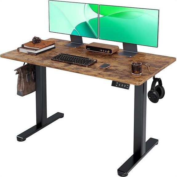 Claiks Adjustable Height Standing Desk with Splice Board