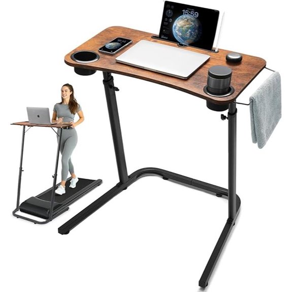 Adjustable Treadmill Desk for Home and Office