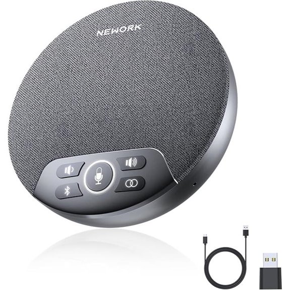 Bluetooth Conference Speakerphone with AI Noise Reduction