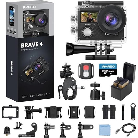AKASO Brave 4 Action Camera Kit with Accessories