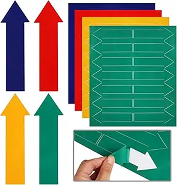 Arrow Floor Decals Stickers 56 Pieces PVC Sign