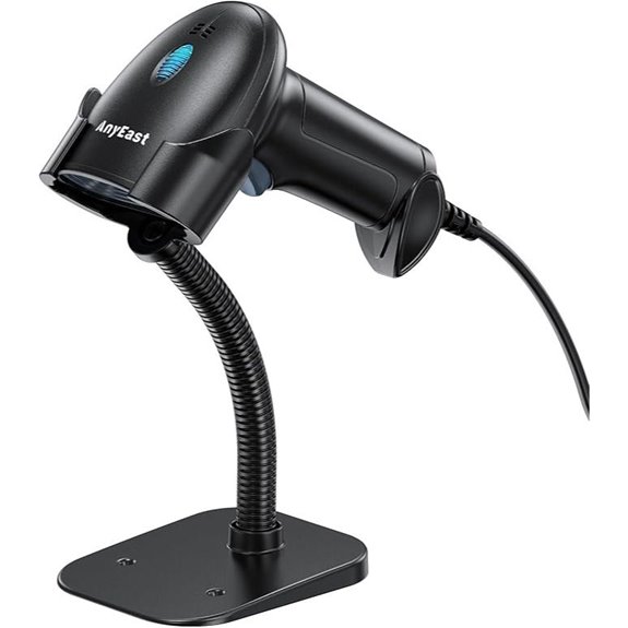 Barcode Scanner with Stand for Inventory and POS