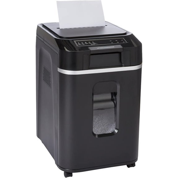 Amazon Basics Cross-Cut Paper Shredder with Basket