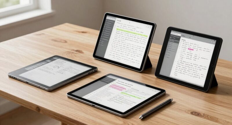 best e ink note tablets