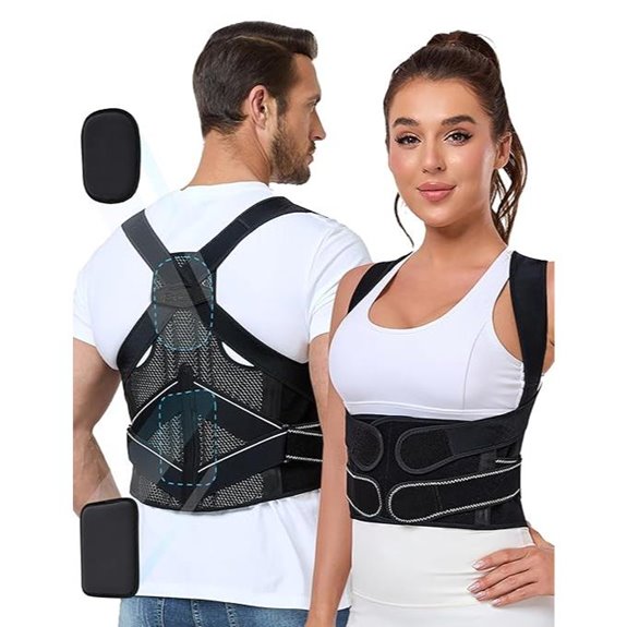 Posture Corrector with Bionic System for Back Support