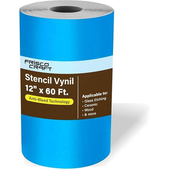 Frisco Craft Stencil Vinyl Blue 12”x60ft
