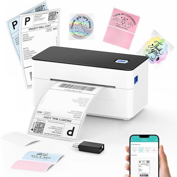 SVANTTO Bluetooth 4x6 Thermal Label Printer