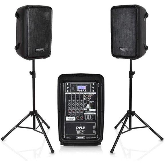 Pyle Portable Bluetooth PA Speaker & Mixer Bundle